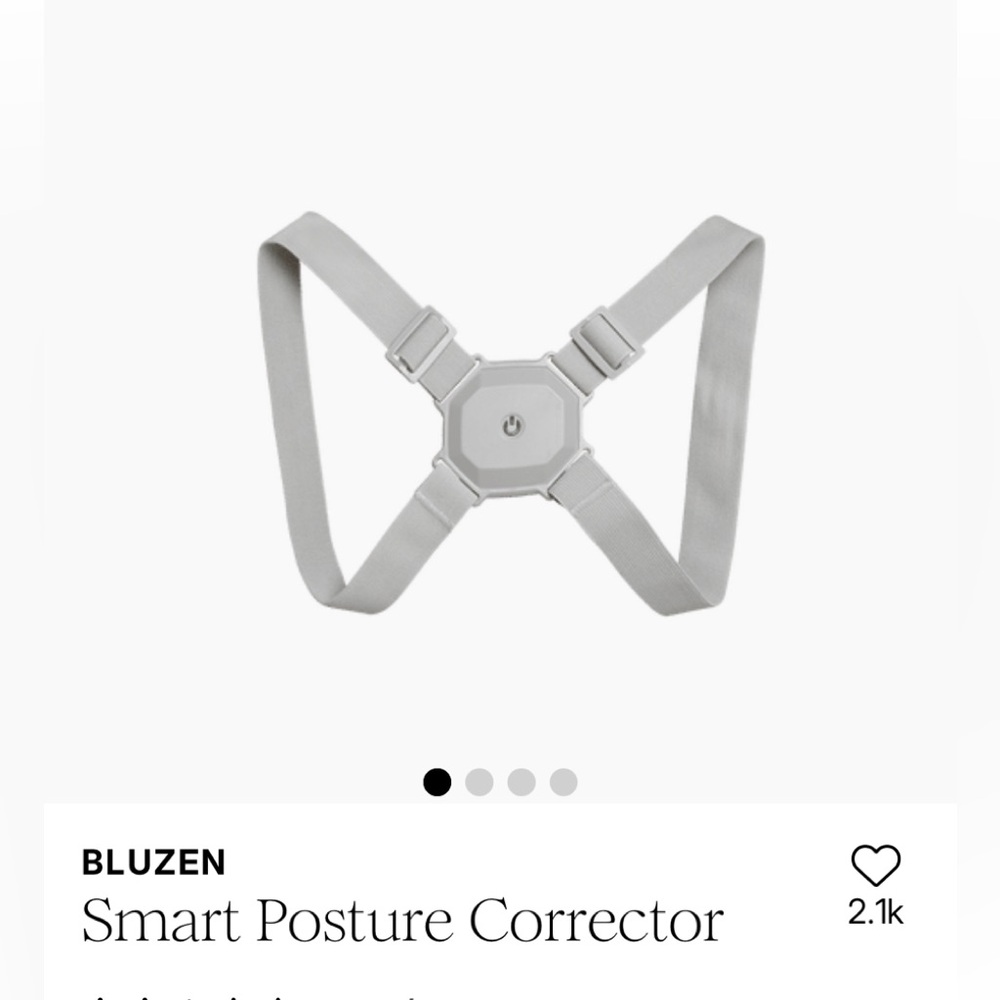 Gray Smart Posture Corrector